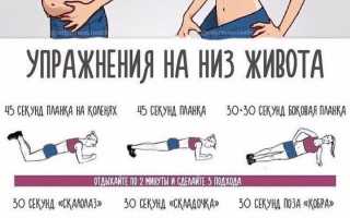 Как убрать живот в домашних условиях
